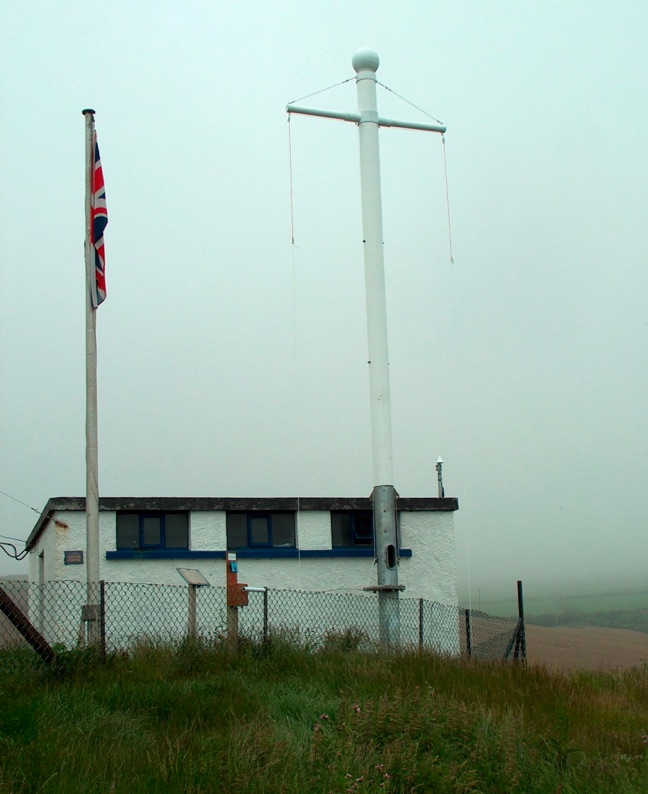 Specialist flag pole erected by Polar Telecommunications.